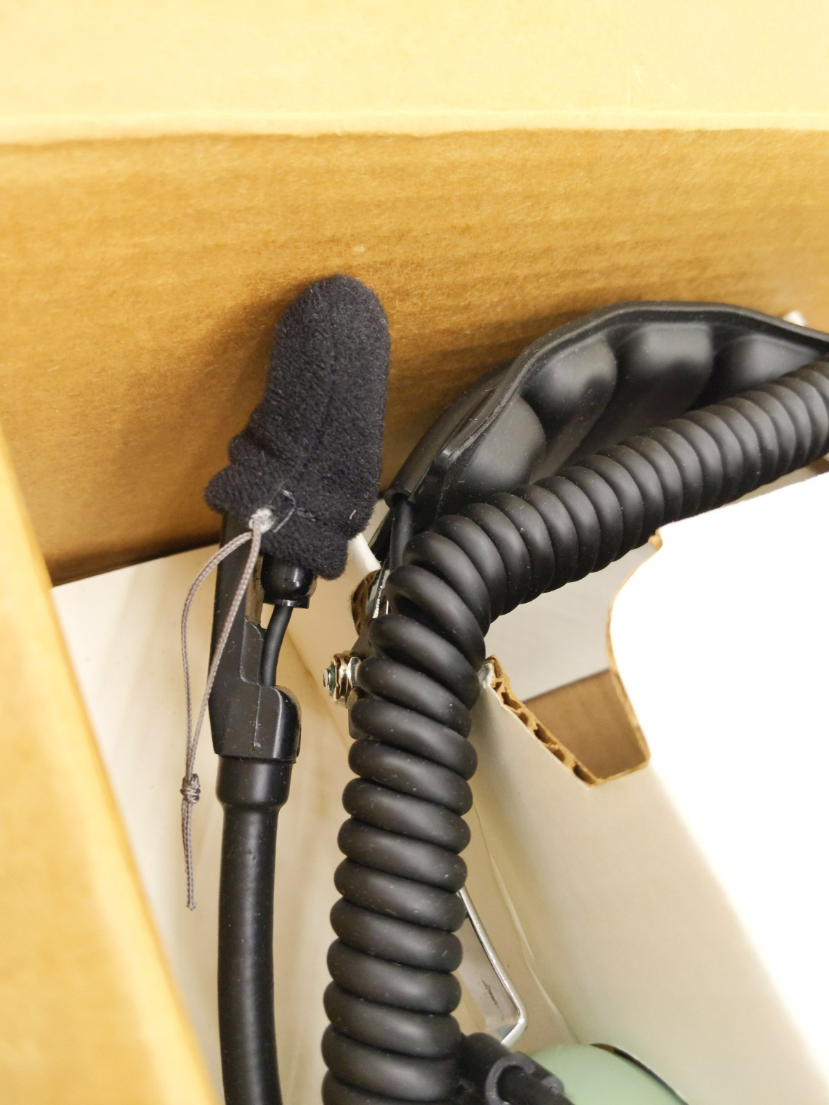 David Clark 40301G Aviation Headset Burlington Northern Railroad New Never Used