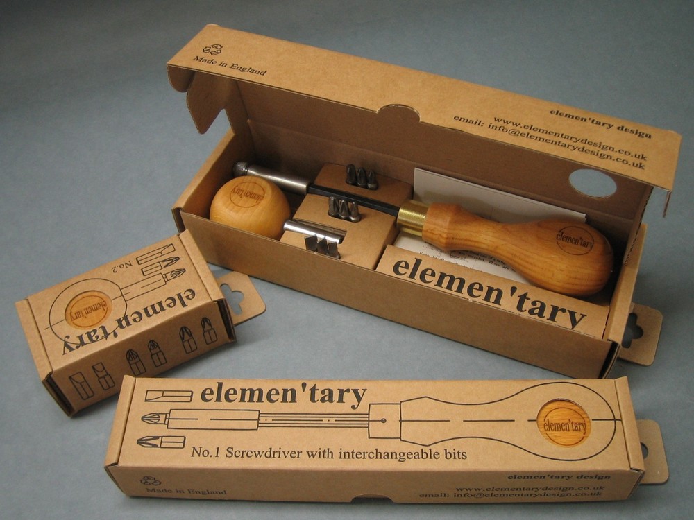 elemen'tary No.1 Screwdriver Set - professional quality tools