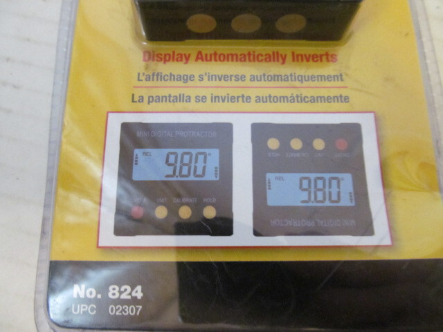 General Digital Angle Detector No. 824 Accurately Set Blade Angles for Saws