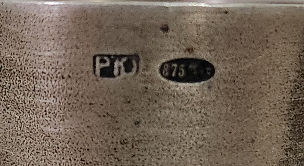 3 Soviet silver 875 drinking vodka glasses