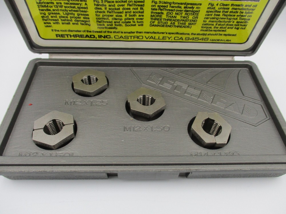 RETHREAD Metric # 203 Thread Chaser Set
