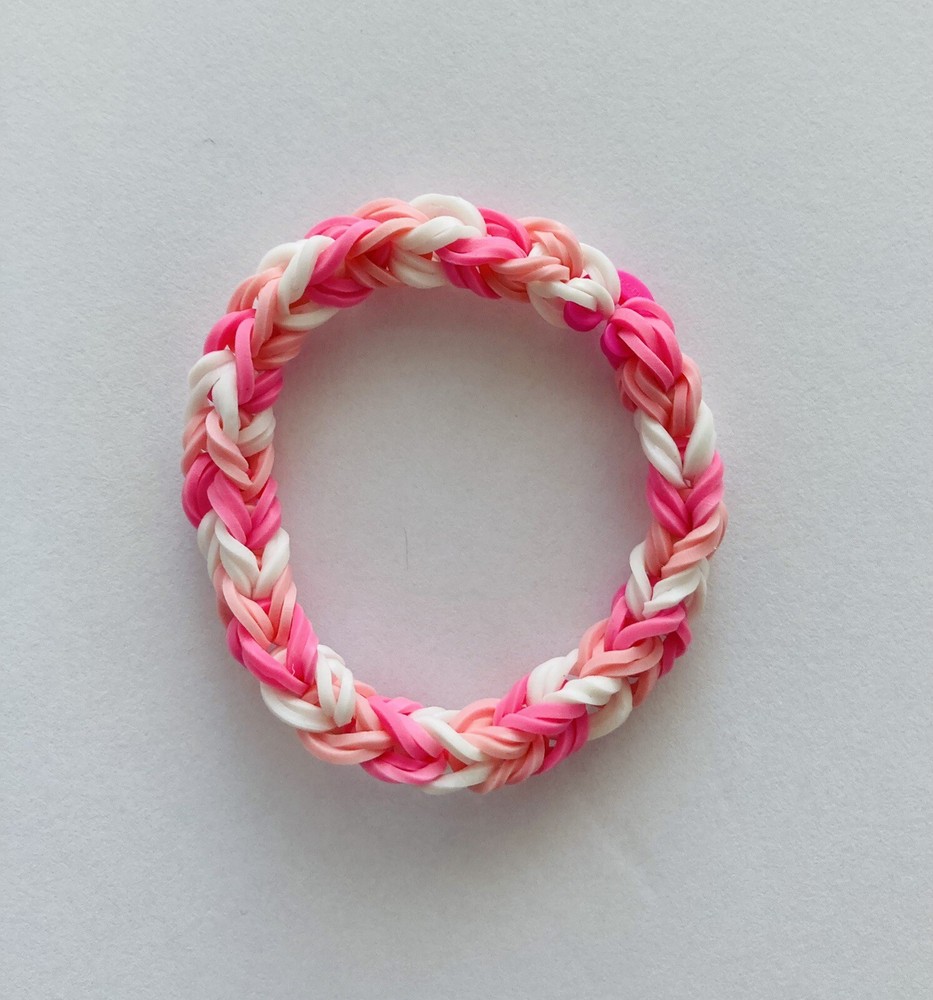 (2 PACK) Random Rainbow Loom Bracelet Nation Colors