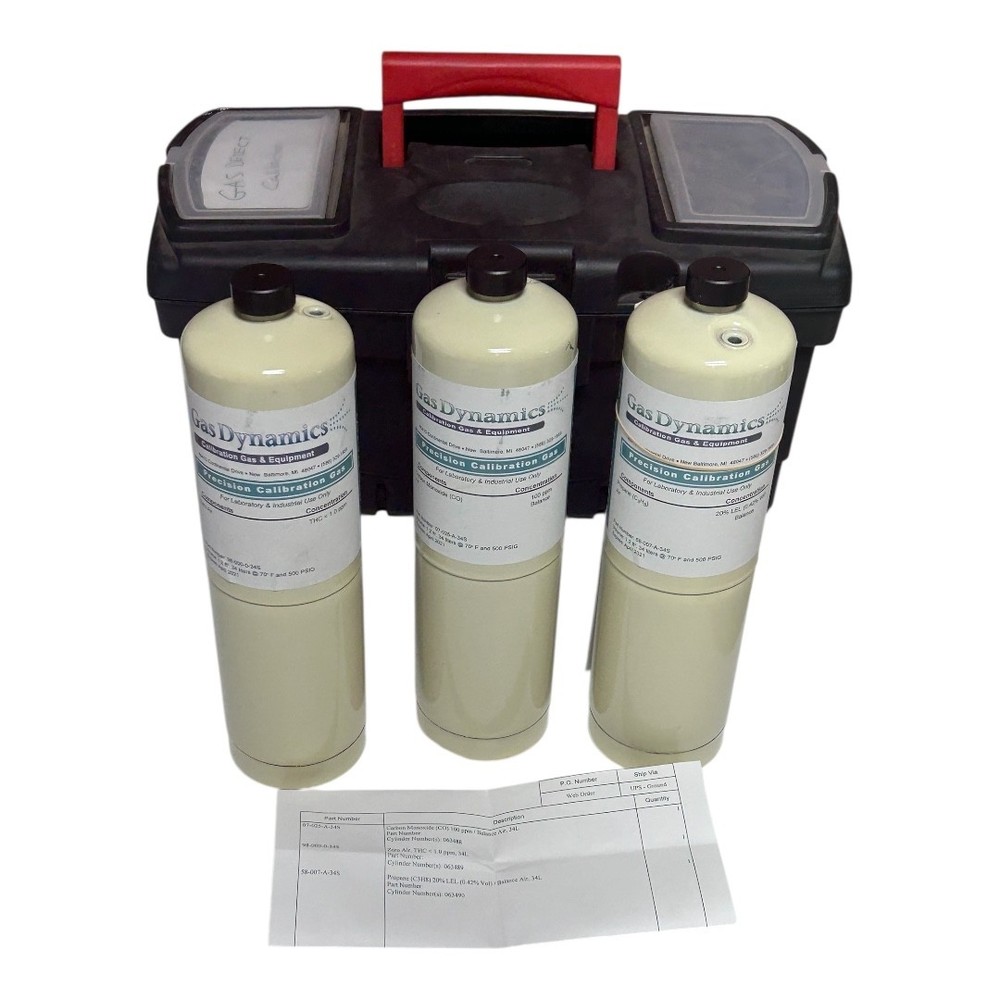 Critical Environment Technologies Gas Detection Calibration & Bump Testing Kit