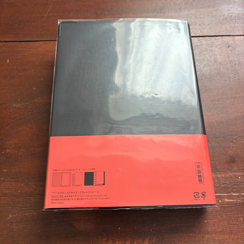 PLOTTER 5004 Refill Storage A5 size 6-hole ring 20mm diameter