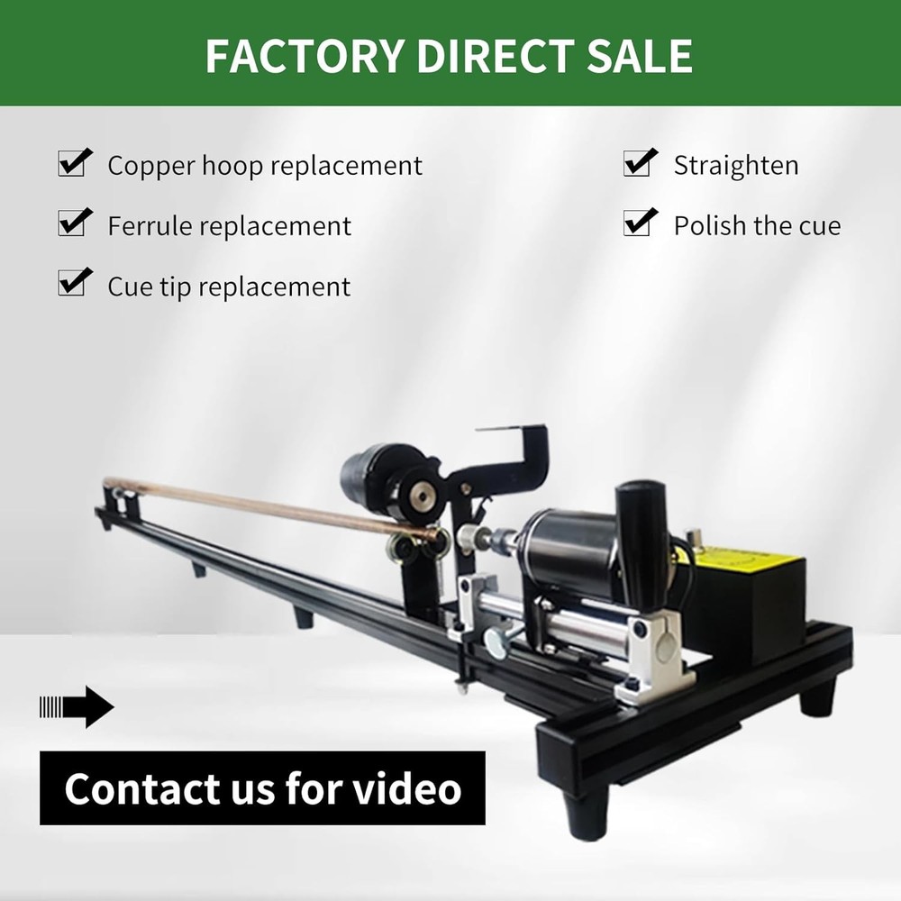 Multi Function Billiard Cue Repair Tool Lathe Kit