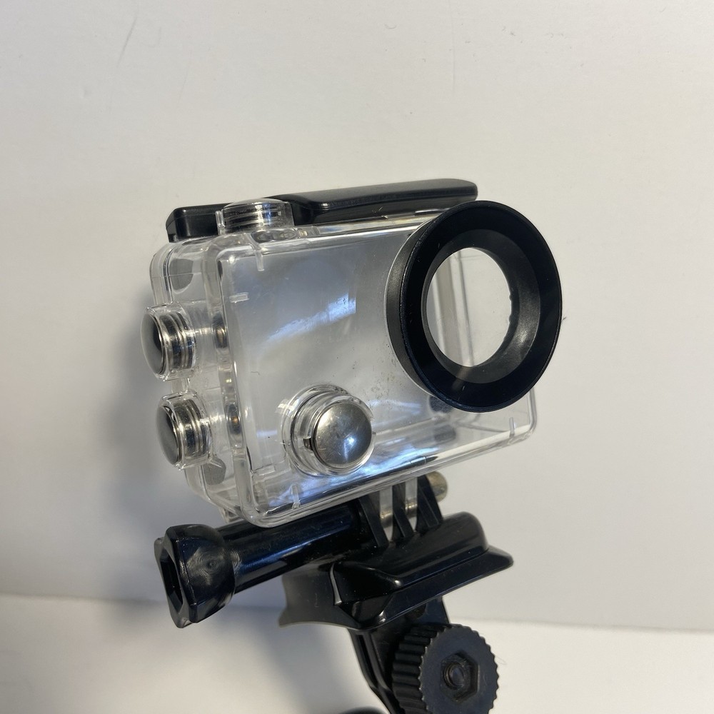 TEKCAM Go-Pro Action Camera Waterproof Housing Case and Stand