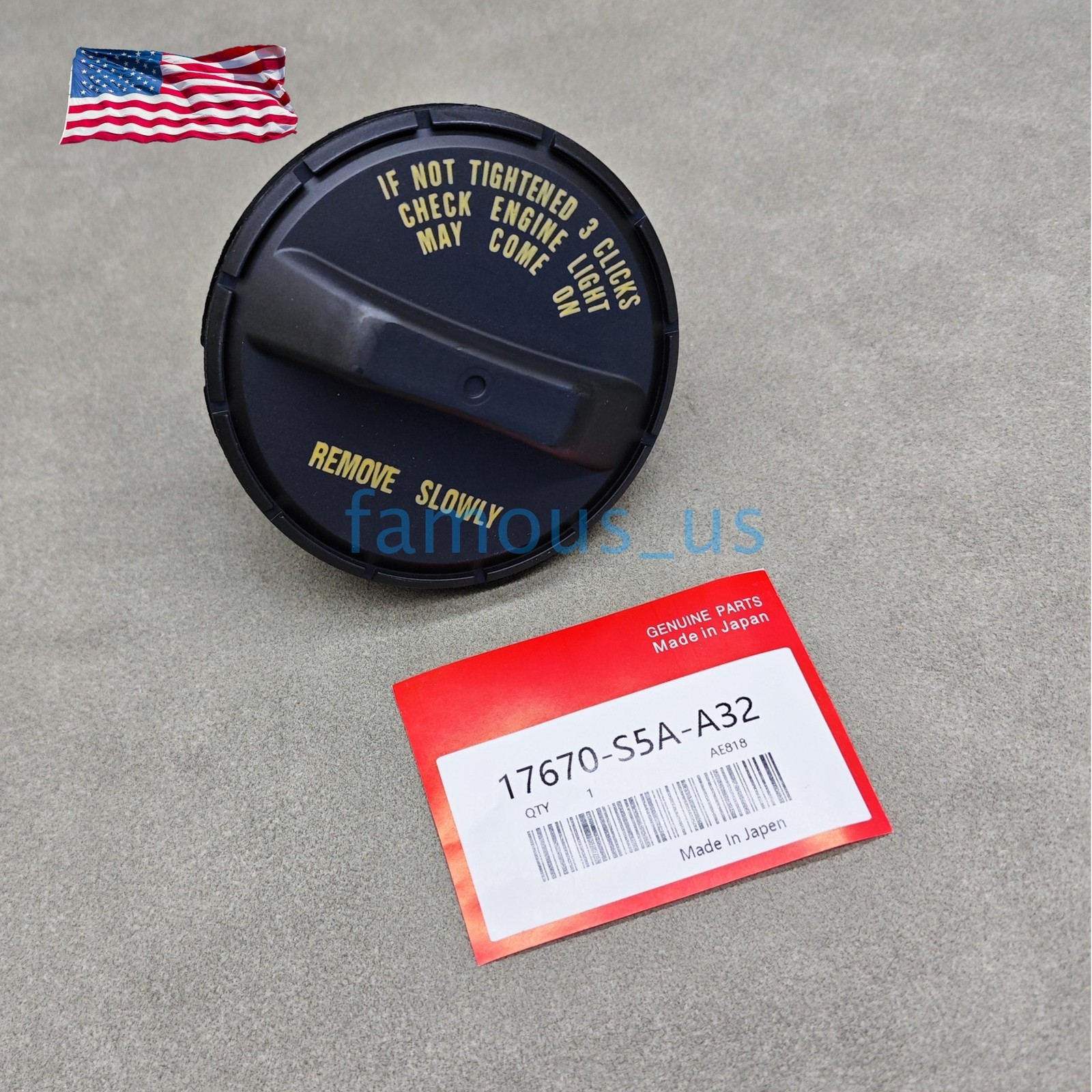 OEM!! Gas Fuel Filler Cap For 2001-05 Honda CIVIC S2000 Element 17670-S5A-A32