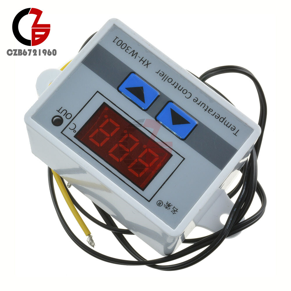XH-W3001 12V Digital Temperature Controller Thermostat Switch + NTC Sensor Probe