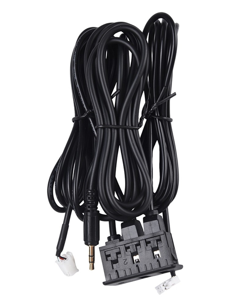 User Friendly Car Dashboard USB AUX Panel Interface Extension Adapter and Use