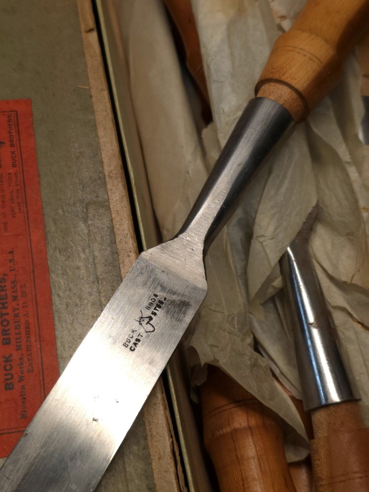 NOS 1" Bucks Bros. Socket Firmer Chisel (1 Chisel)