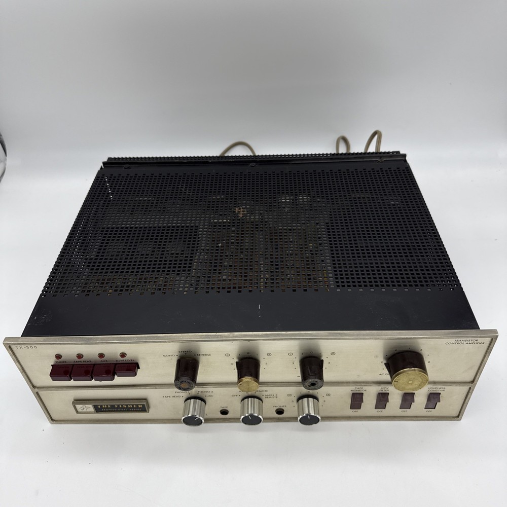 Fisher TX 300 Transistor Control Amp Integrated Amp Powers On Unable To Test