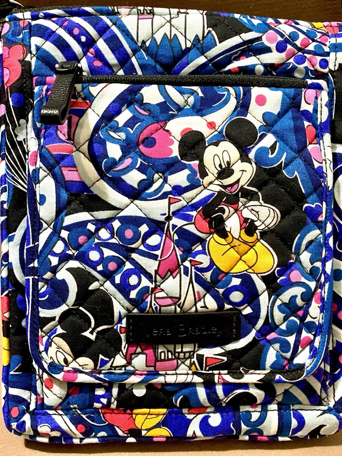 Vera Bradley Mickey's Whimsical Paisley Crossbody & Coin Holder