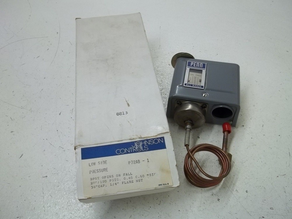 JOHNSON CONTROLS P72AB-1 PRESSURE UNMP
