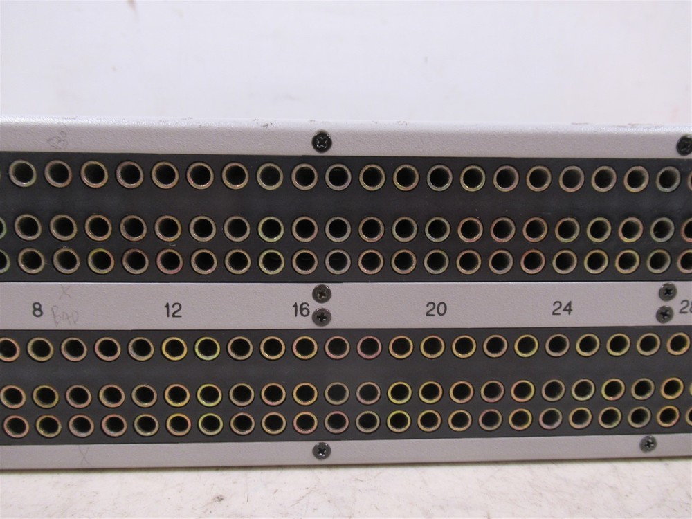 Vintage ADC DIM-1E2018 Video Patch Panel Rack-Mountable Coaxial Connectivity