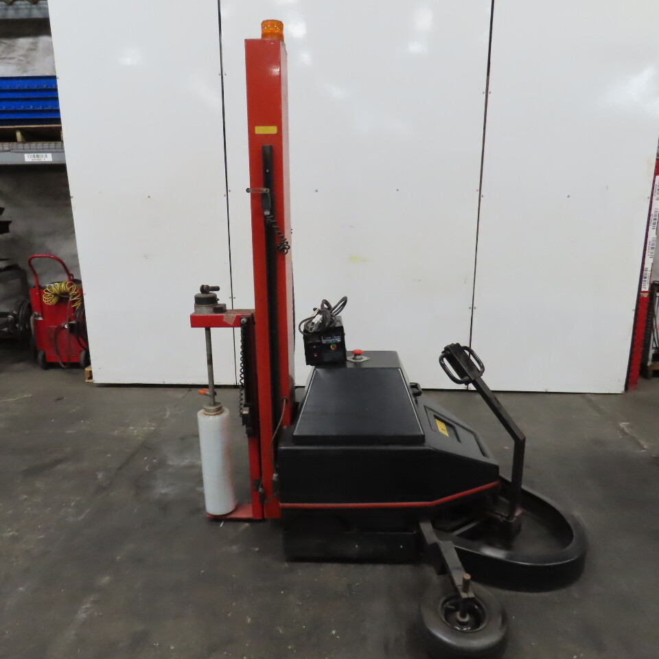 Robopac T/2001 Automatic Robot Pallet Stretch Wrapper Machine 76" H