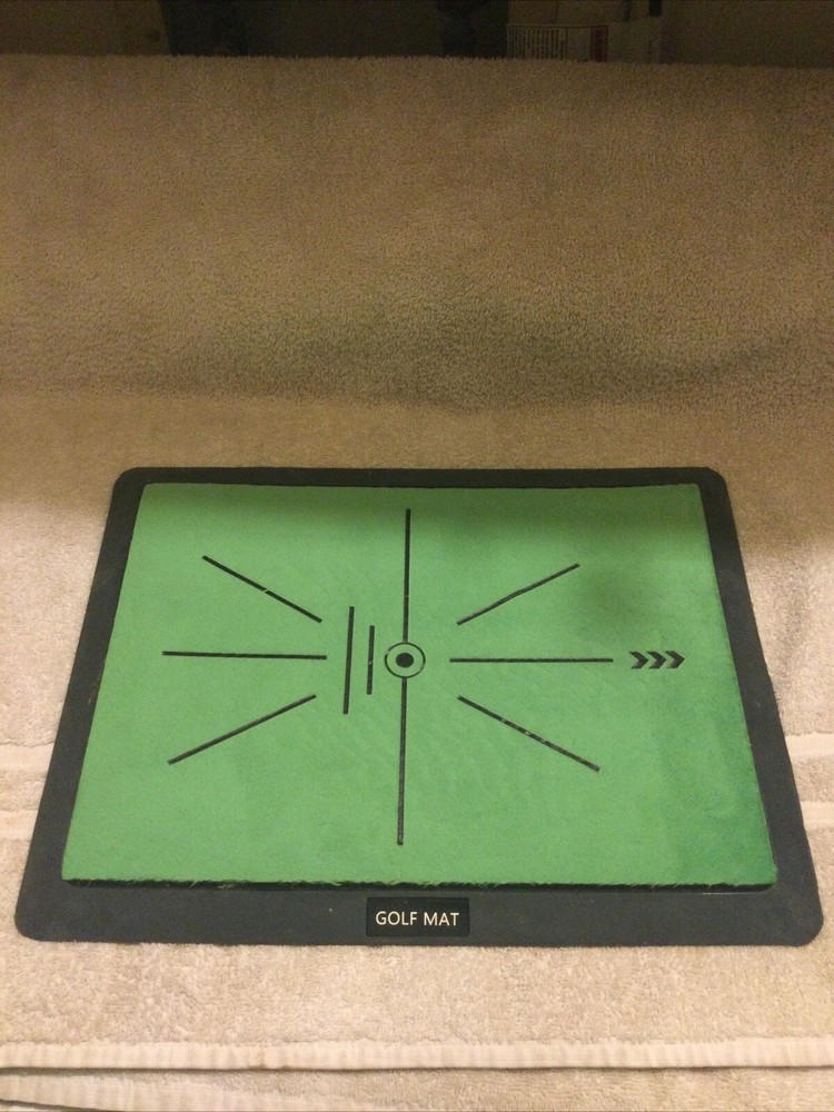Golf Hitting Mat, and Golf Training Mat for Swing Path Feedback