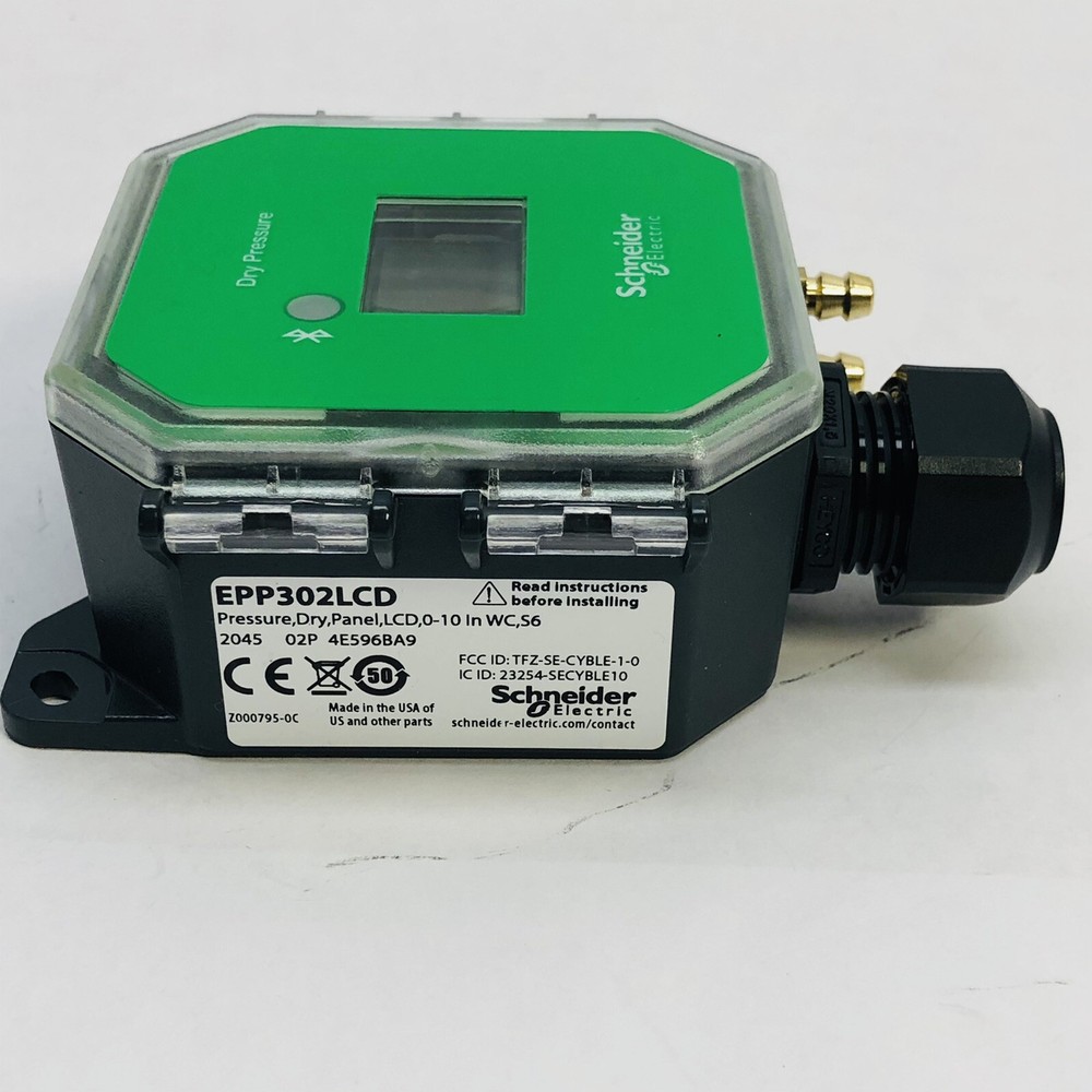 SCHNEIDER EPP302LCD DRY PANEL STATIC DIFFERENTIAL PRESSURE/AIR SENSOR MODULE