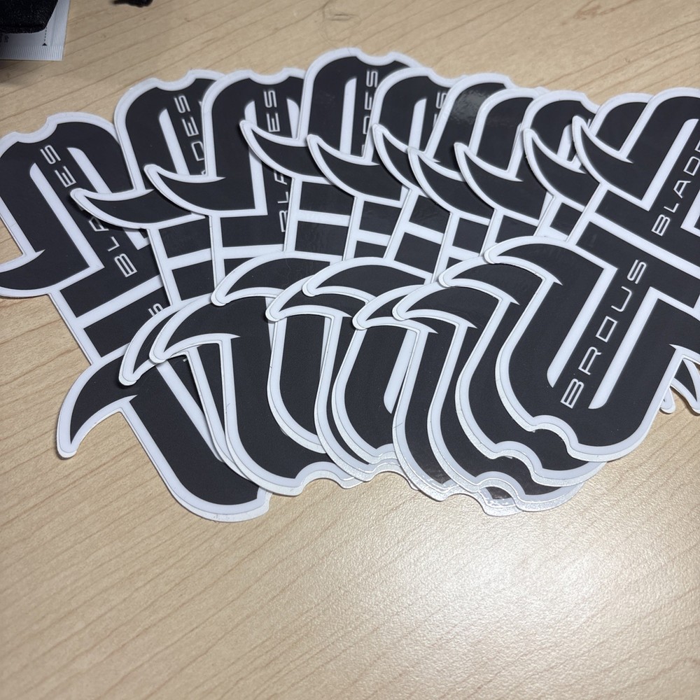 Brous Blades Stickers Lot