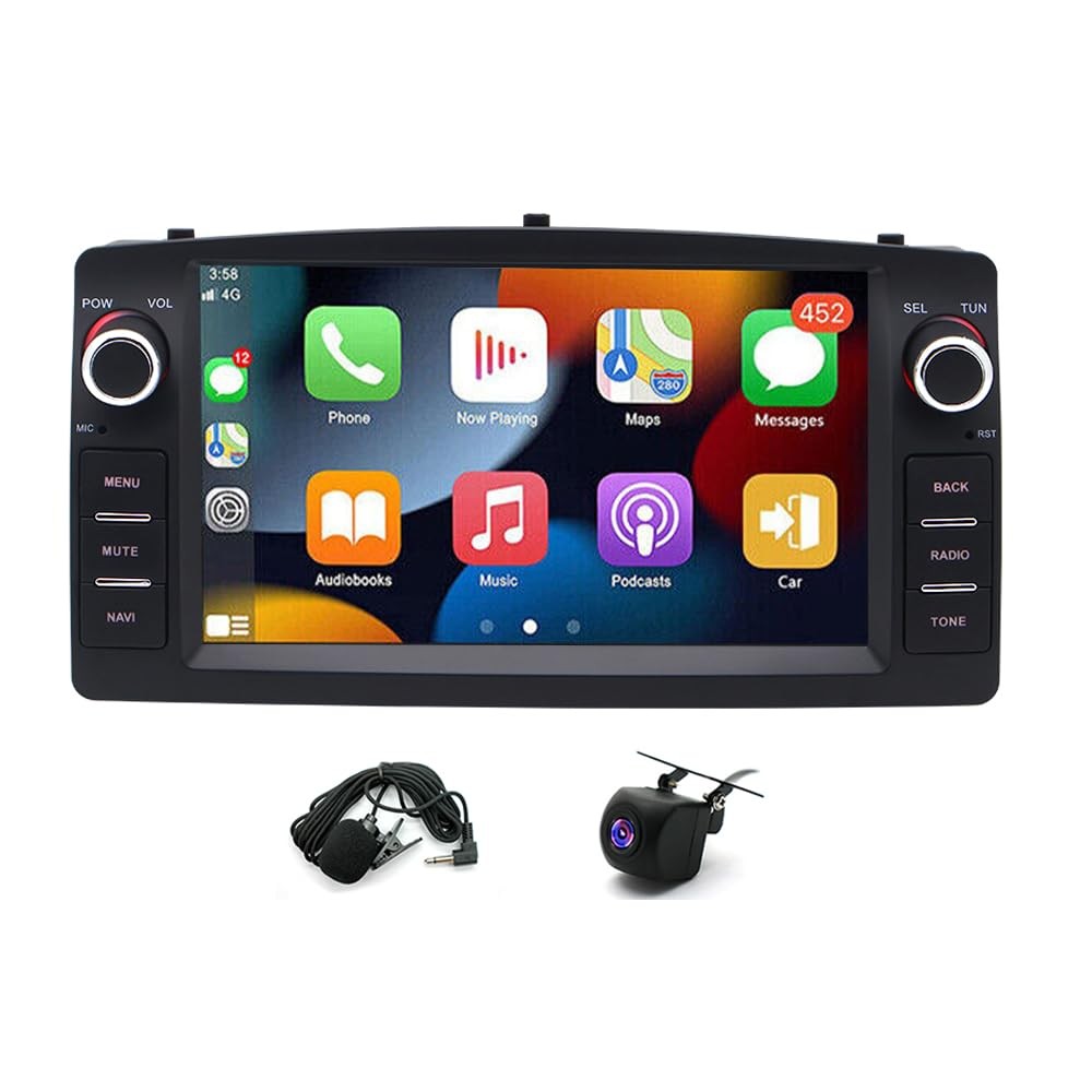7'' Touchscreen Car Radio for Corolla 2000-2006 with Bluetooth GPS Backup Camera