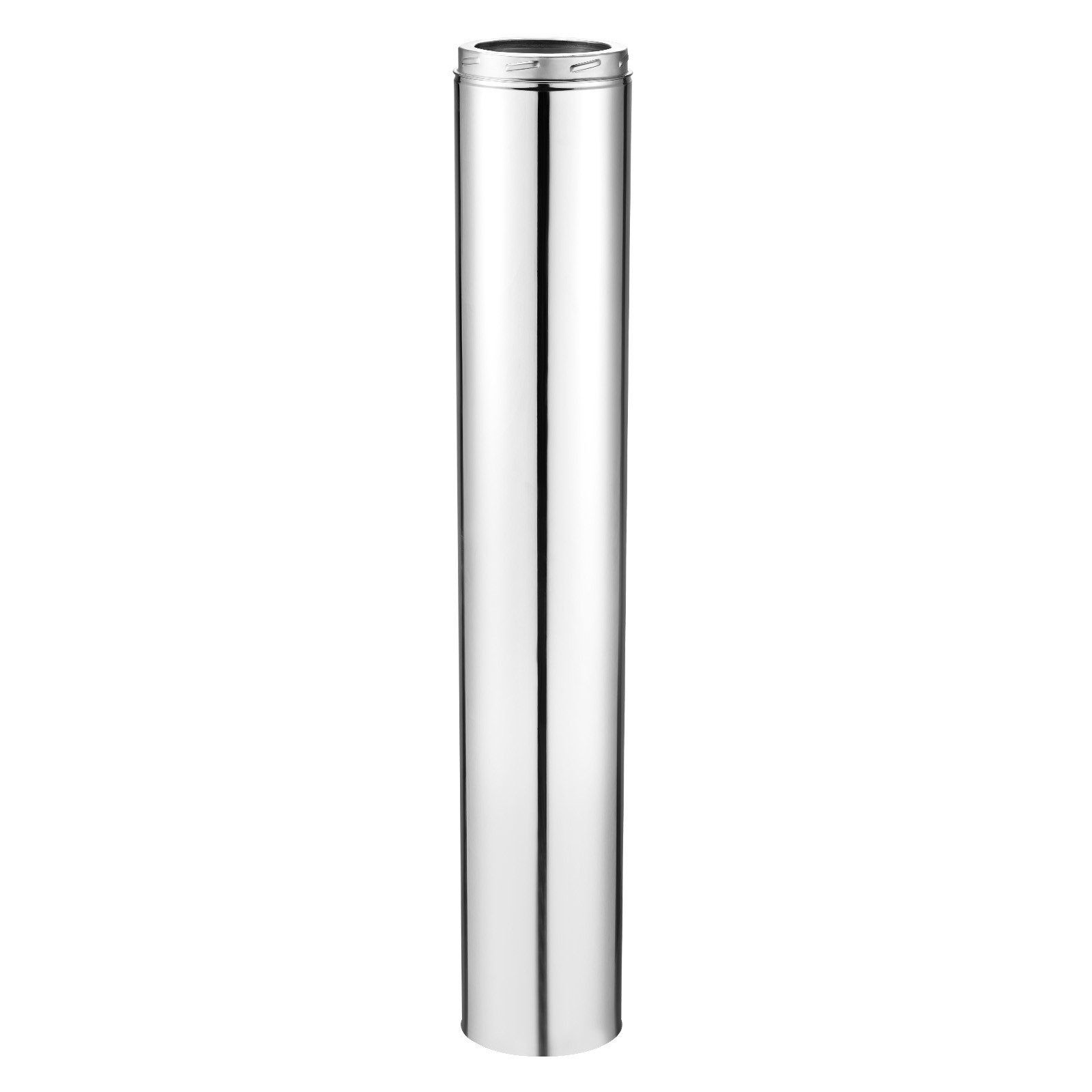 Uimoso 6 x 48 Inch Stainless Steel Insulated Double-Wall Chimney Pipe