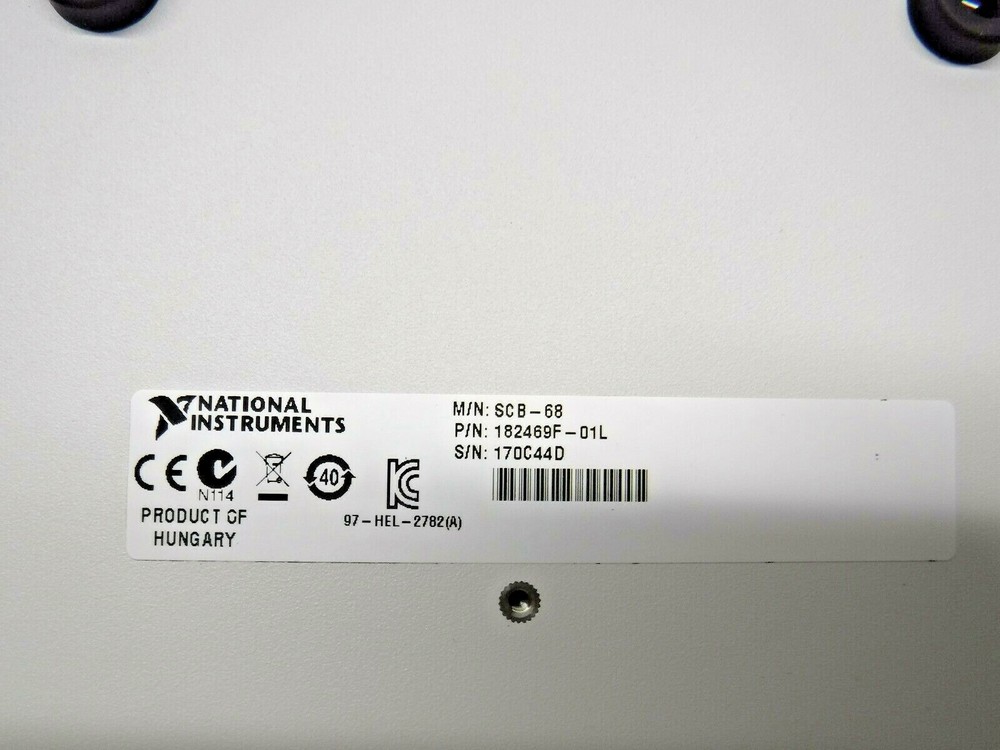 National Instruments SCB-68 Shielded Connector (PN. 170C44D)
