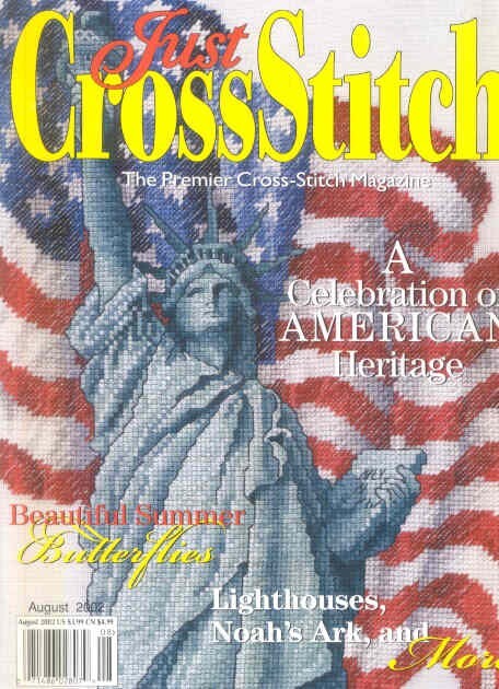 Just Cross Stitch Magazine 2002 August
