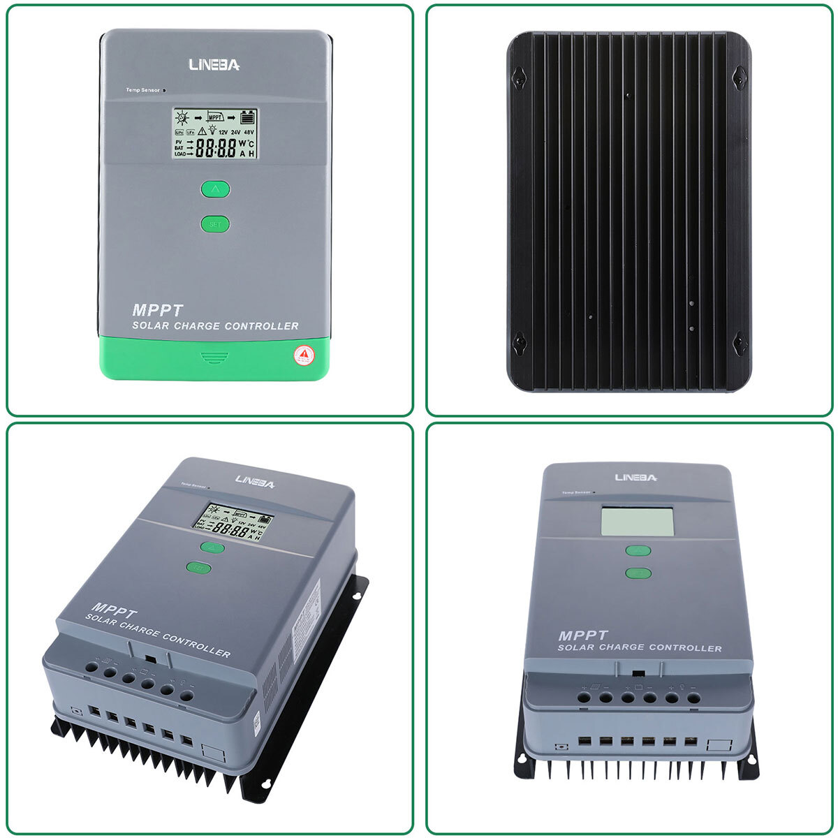 5200W 100A MPPT Solar Charge Controller 12V/24V/36V/48V Battery PV Regulator LCD