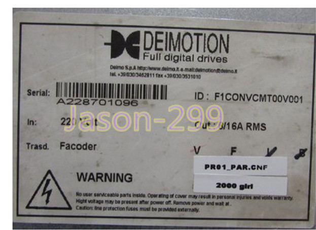 F1CONVCMT00V001 fast ship by DHL OR EMS