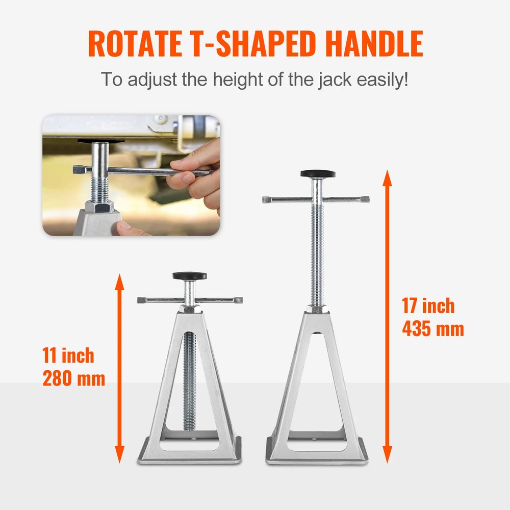RV Stabilizer Jacks 4 Pack Aluminum 6000lb Leveling Stack Jacks Trailer