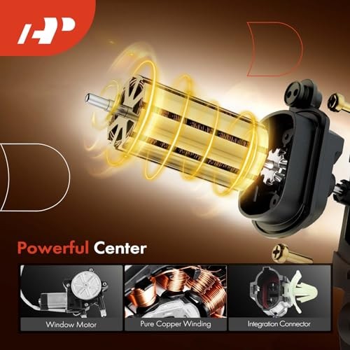 Power Window Regulator with Motor Compatible with Kia Front Passenger (RH)
