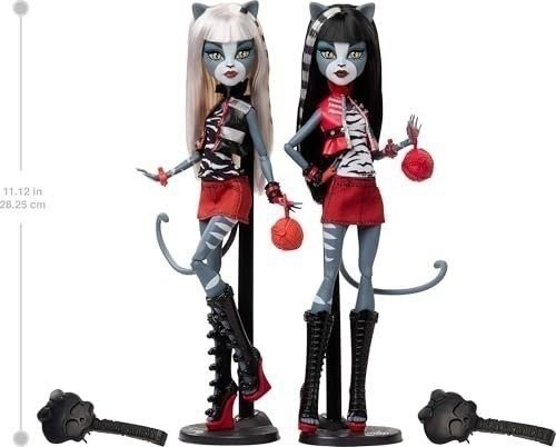Mattel Monster High Boo-riginal Creeproduction 2-Pack Meowlody and Purrsephone