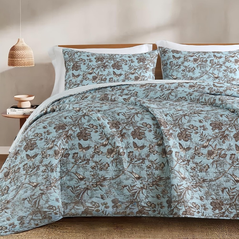 Twin Quilt Set Bed Patchwork Quilts Queen Size Comforter Coverlet Bedspread