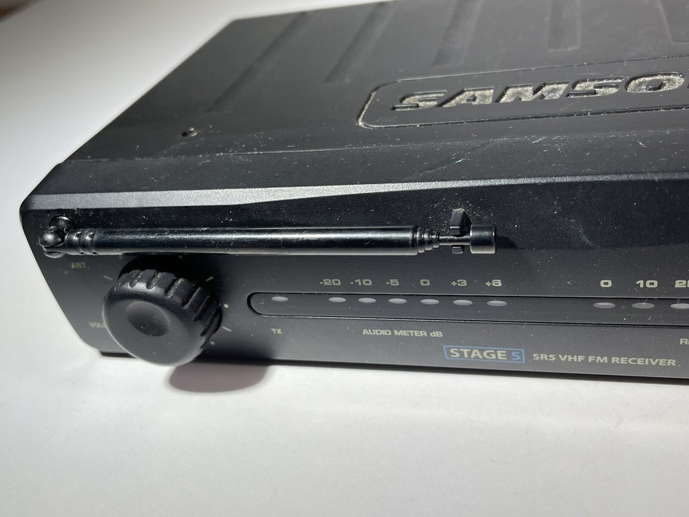 Samson VHF FM Receiver ONLY Stage 5 Model SR5 no cords