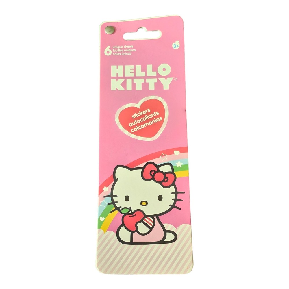 Saniro Hello Kitty Sticker Sheets Set Of 6 2012