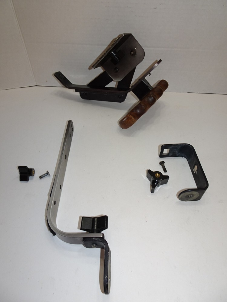 Stroboframe 225 Strobe Flash Bracket for 35mm, Medium Format Camera Wooden Grip