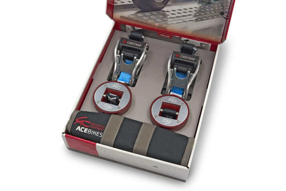 Acebikes Capstrap Transport system for Open Axle BMW-Motorcycles