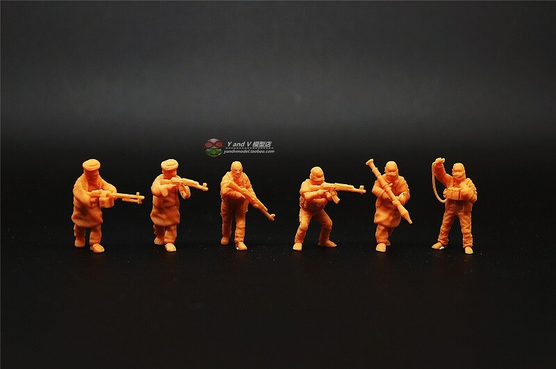 1/72 Modern "Afghan armed forces"6 man group model(3D printed soldier)