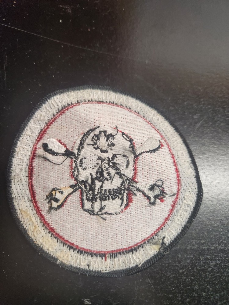 Military Medic Tactical Patch Skull Crossbones Morale KNOWLEDGE TRAINING SKILLS