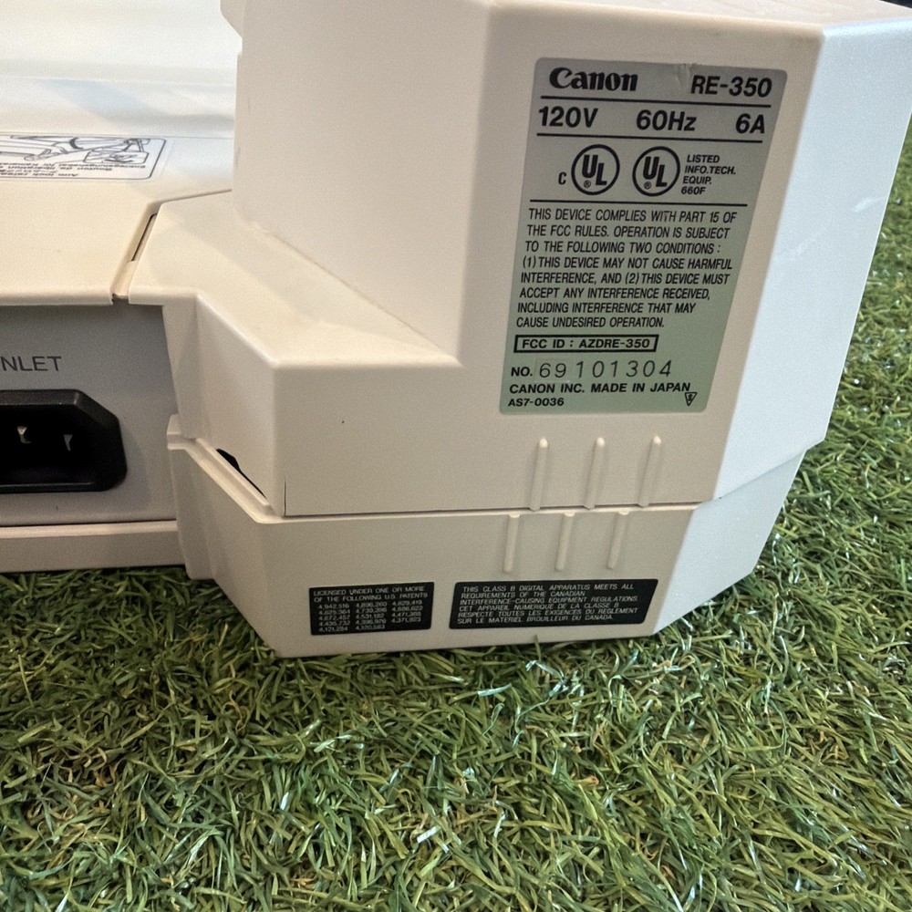 Canon RE-350 Video Visualizer Tested Working