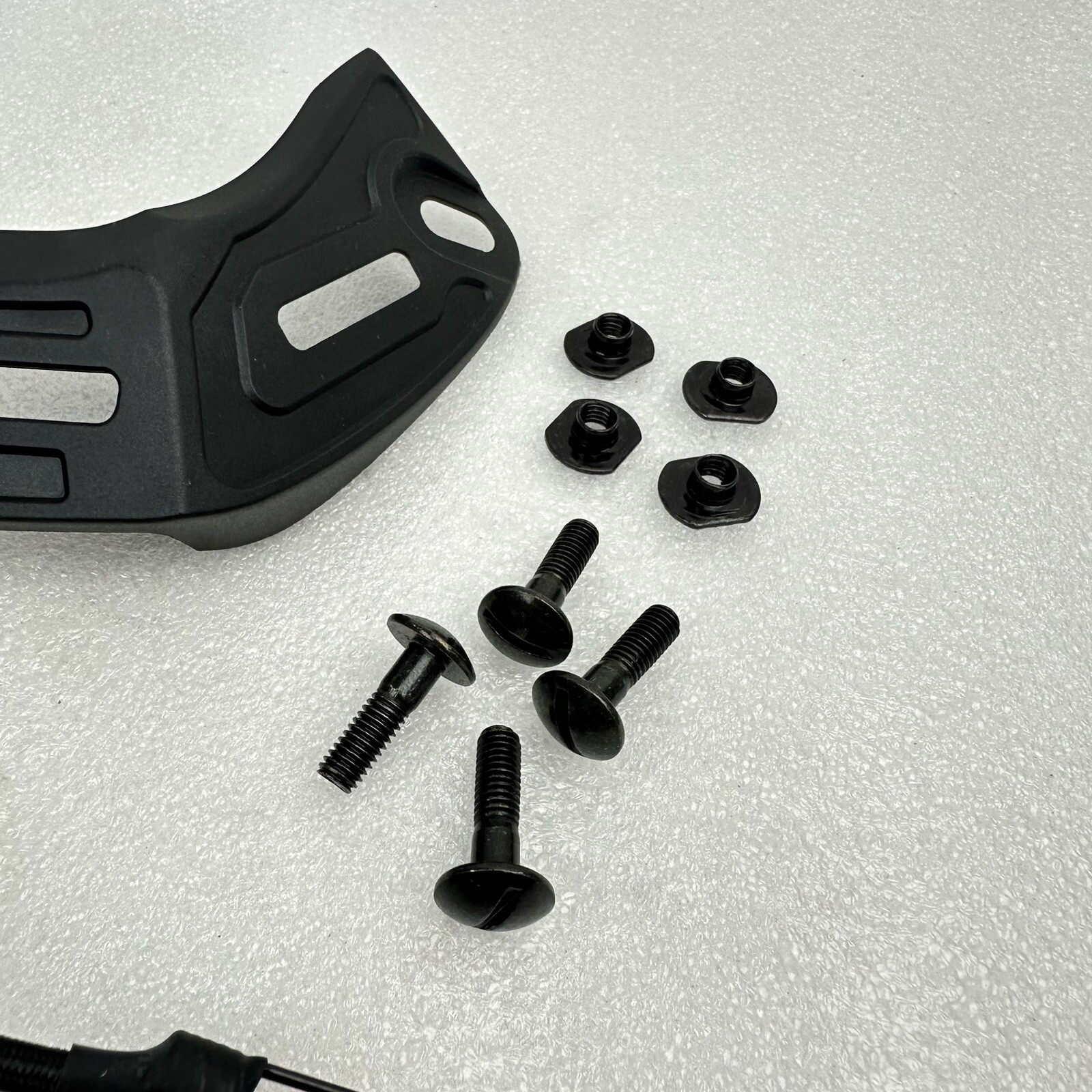 SWAT Black MLOK M-LOK Accessory Rails For Crye Airframe Ballistic Combat Helmet