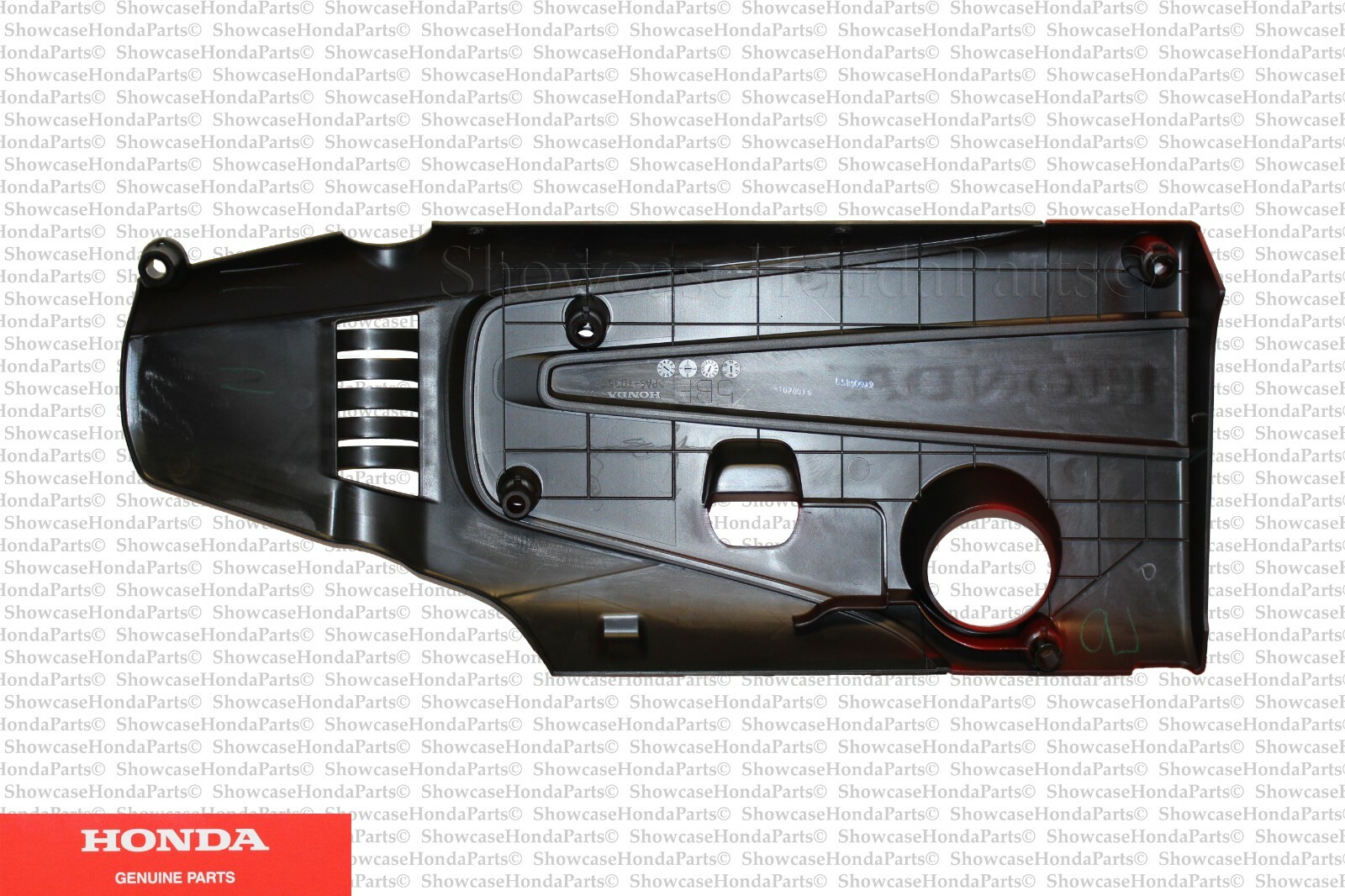 Genuine Honda OEM Red Top Engine Cover Plate Fits: Civic Type-R 12500-5BF-A01