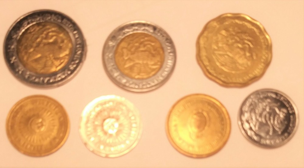 Coin.mexico. 7 coins set