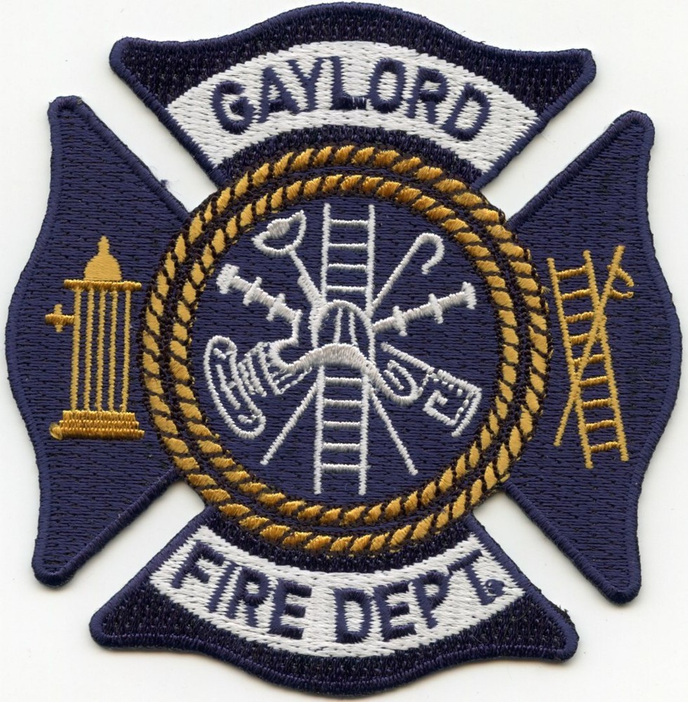 GAYLORD FIRE PATCH