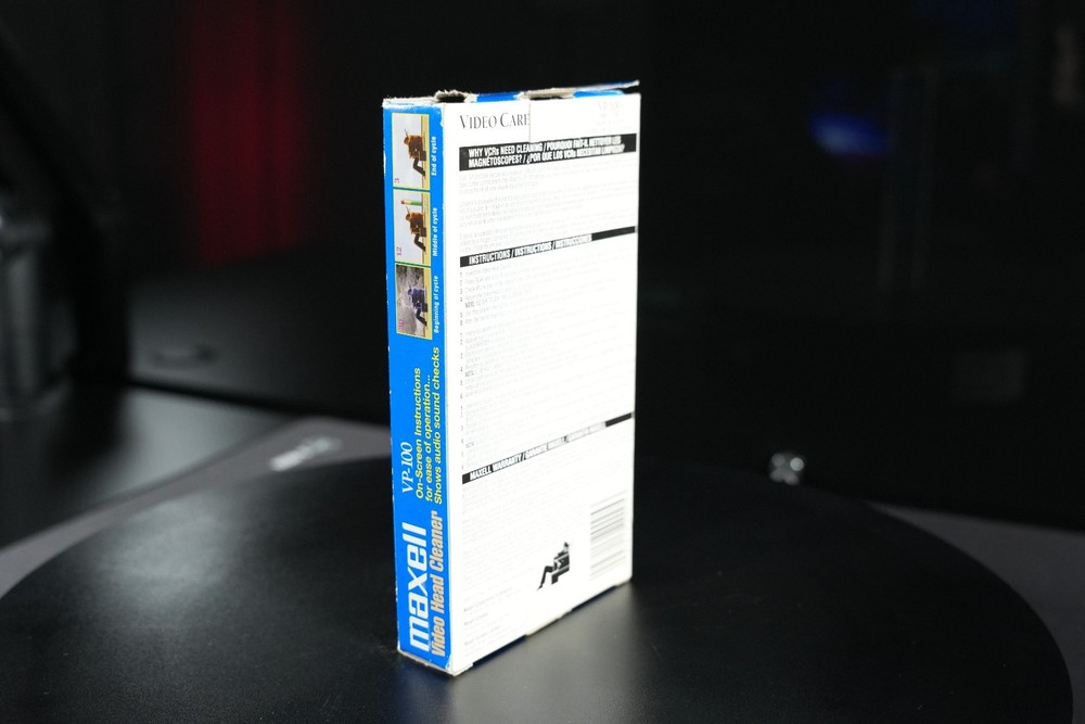 Maxwell High Quality Video Head Cleaner for VHS Tapes - USED