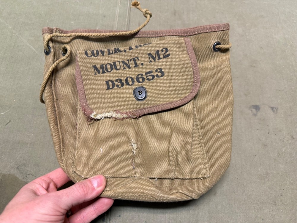 ORIGINAL WWII US ARMY M2 TRIPOD MOUNT COVER-1943