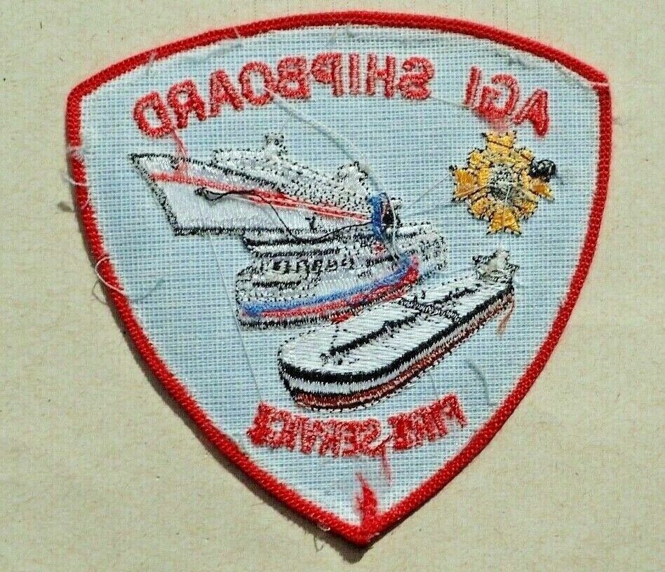 RARE AGI Shipboard Fire Service Patch