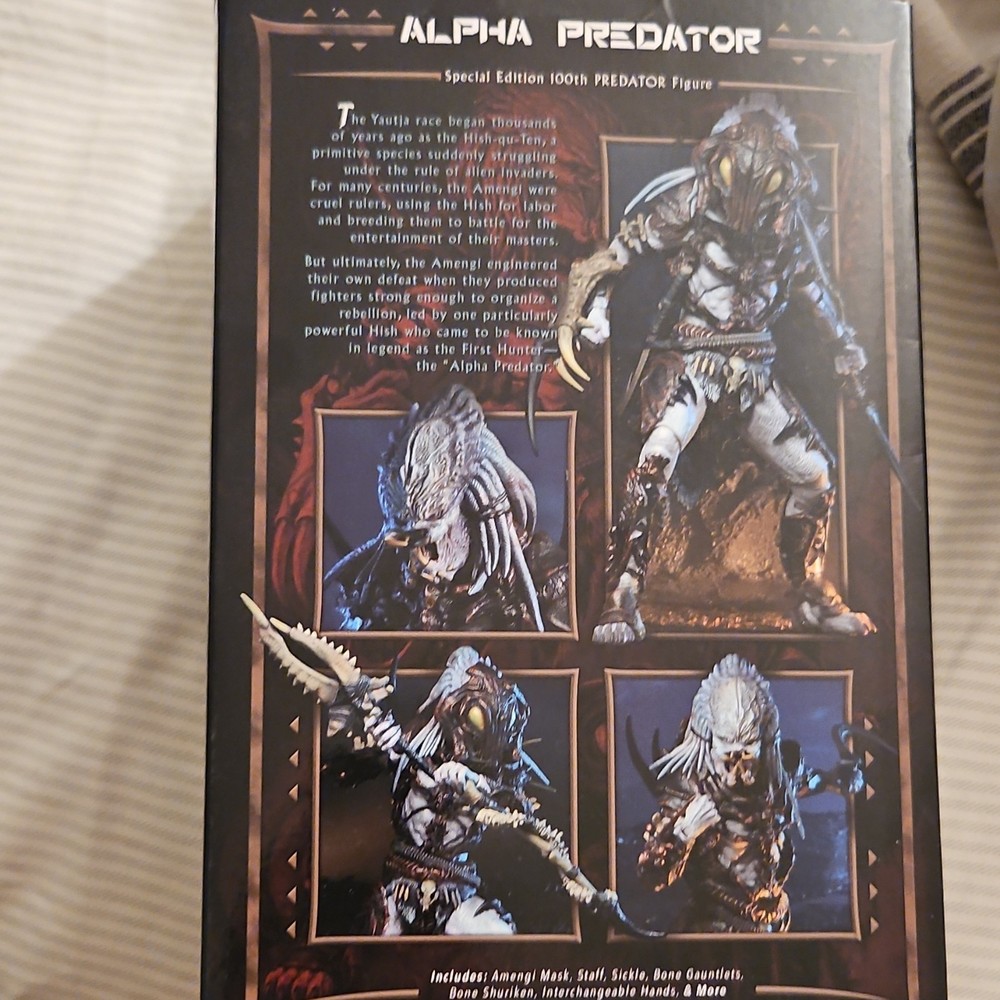 MAKE AN OFFER! NECA Predator Alpha Predator Special Edition 100th Action Figure