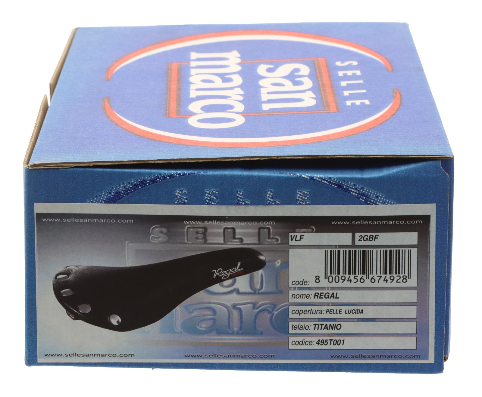 Selle San Marco Regal Saddle Titanium Rails Black Smooth Leather NIB NOS NEW