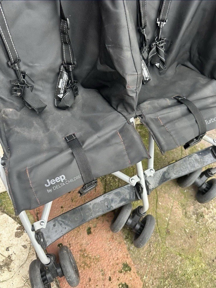 Cheap Double Stroller By Delta Travel With Compact Fold