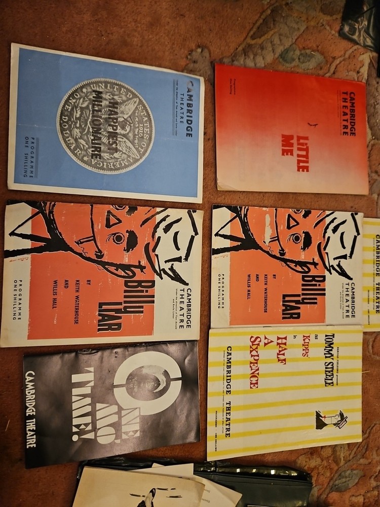 7 'Cambridge' Theatre Programmes